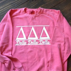 Comfort Colors Tri Delta Sweatshirt